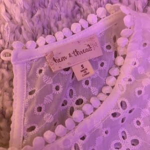 White top from a boutique in Nashville